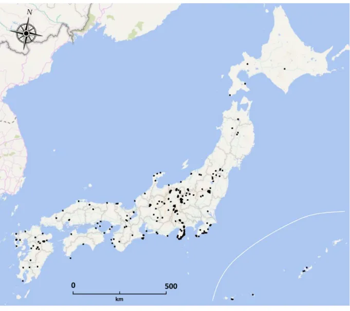 図   4-6  「 ペ ッ ト 」 の コ ン セ プ ト 発 信 宿 分 布   （ 筆 者 作 成 ）