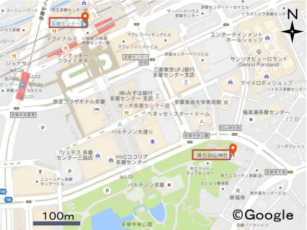 図   4.2  対 象 地 区 の 地 図