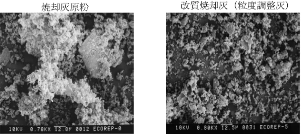 表 3.8  焼却灰及び改質焼却灰 ※ の化学成分 4） 