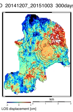 Fig. 4-3 InSAR 解析結果（Sentinel-1A） 