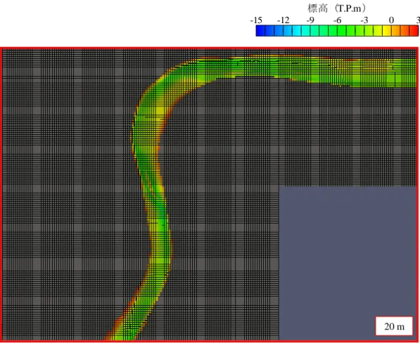 図 2-2-15（a）  19 km 地点～23 km 地点（筑後大堰） 
