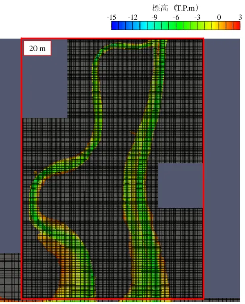 図 2-2-15（f）  0 km～6 km 地点（早津江川分岐部） 
