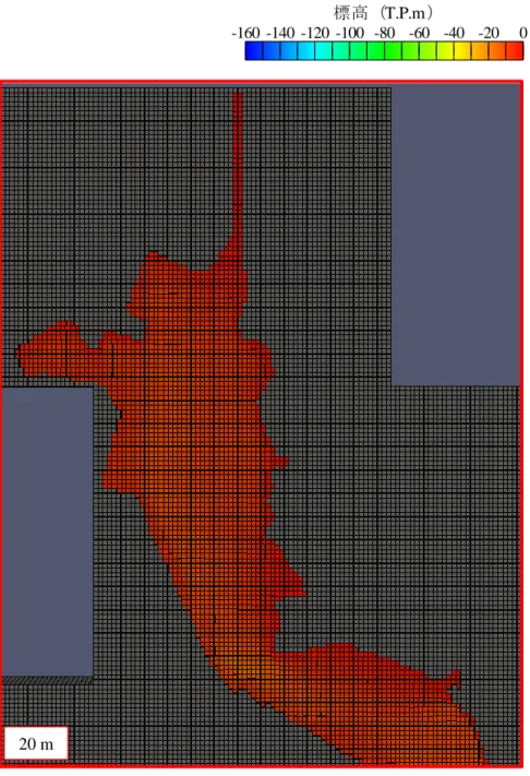 図 2-3-8（a）  気仙沼港 20 m