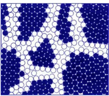 Fig. 2.1 Schematic illustration of microstructure characteristic of amorphous / nanocrystalline phase and 