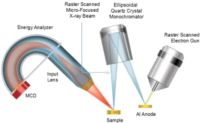 Fig. 2- 5 Schematic diagram of XPS analysis 