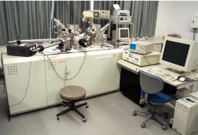 Fig. 2.5 JSPM-4500S ultra-high vacuum scanning tunneling microscopy (STM) system.