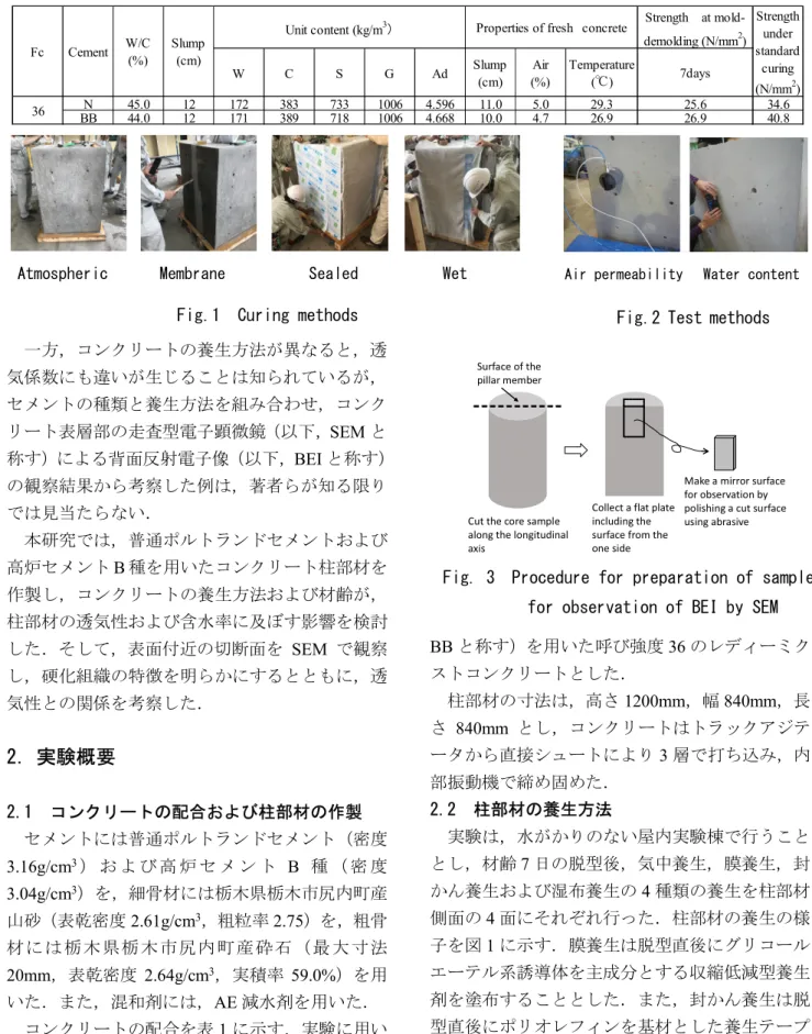 Fig. 3  Procedure for preparation of sample  for observation of BEI by SEM 