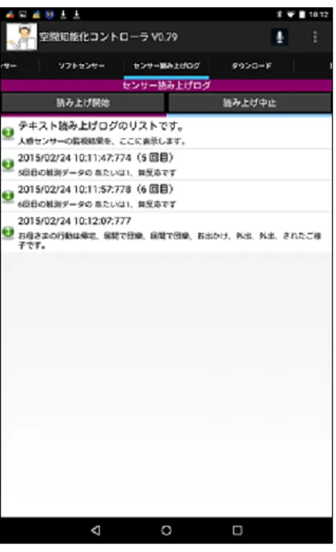 図 4-13  スマートデバイスへの表示例 