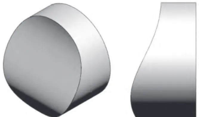図 4 ： Optimized shape by using real- real-coded genetic algorithm