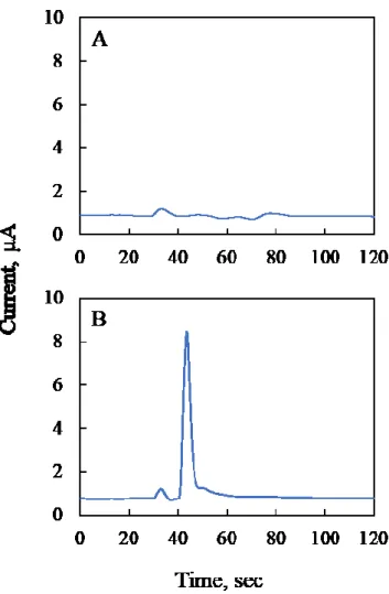 Fig.  10    Chromatograms  of  (A)  blank  solution   and  (B)  ferrocene  standard  solution  (100 