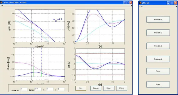 Figure 3.3 One of screen shots of Matlab GUI environment 