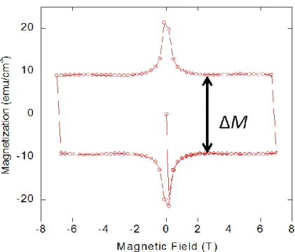 図 2-19  磁化率の外部磁場依存性における∆