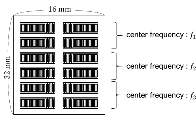 図  4.4  電力伝送用 SAW フィルタ外形 
