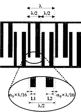 図 3.15 A schematic view of the DWSF-SPUDT. 文献 [33] より引用