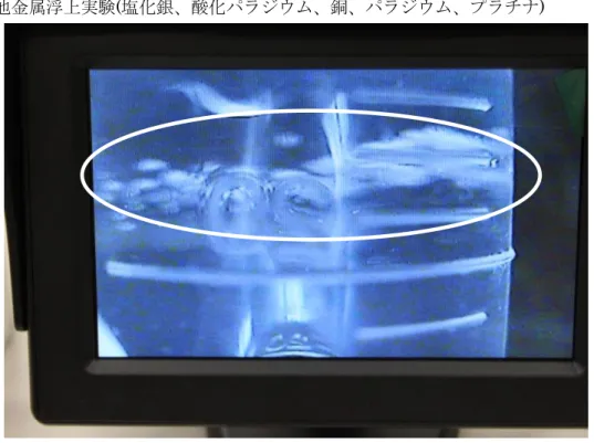 図 4.8  塩化銀浮上実験結果 