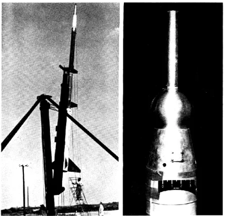 図  5  人工流星源を搭載した観測ロケット 7 ） 人工流星による継続的な高層大気観測実現のためには，人工流星源の 1 放出あたりのコストを下げる必 要がある．そのためにも低コスト短期開発が可能である超小型人工衛星に大量の人工流星源を搭載し， 1 放 出あたりのコストを抑えることを目指して，株式会社 ALE（以下 ALE）によって人工流星プロジェクトが 提唱されている．このプロジェクトでは人工的に流れ星を発生させて宇宙を活用したエンターテイメントを 提供することを目指す一方で，任意の地点・時刻に人工流星を