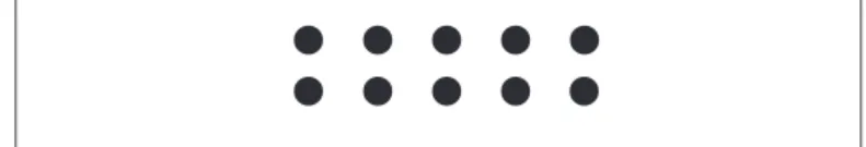 Figure  2 　An example for two the dimensional Nim game ( 2 × 5 )