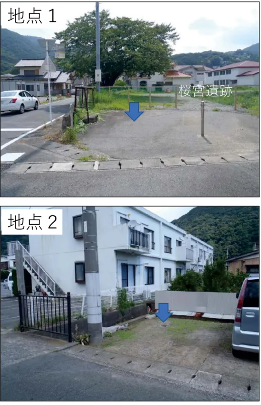 Fig. 6　Locations of core sites.
