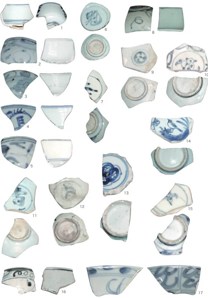 Figure 11. アユンタミエント遺跡出土陶磁器　Ceramics from Ayuntamiento site in Iniramuros, Manila (Courtesy: National Museum of the Philippines)