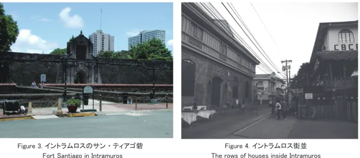 Figure 4. イントラムロス街並 The rows of houses inside Intramuros