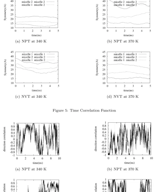 Figure 5: Time Correlation Function