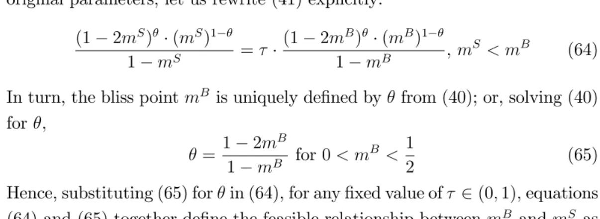 Figure 6 shows numerical examples of iso- curves. Intuitively, low means that the discount in productivity for working with a person in the other region, compared to working with a person in the home region, is large