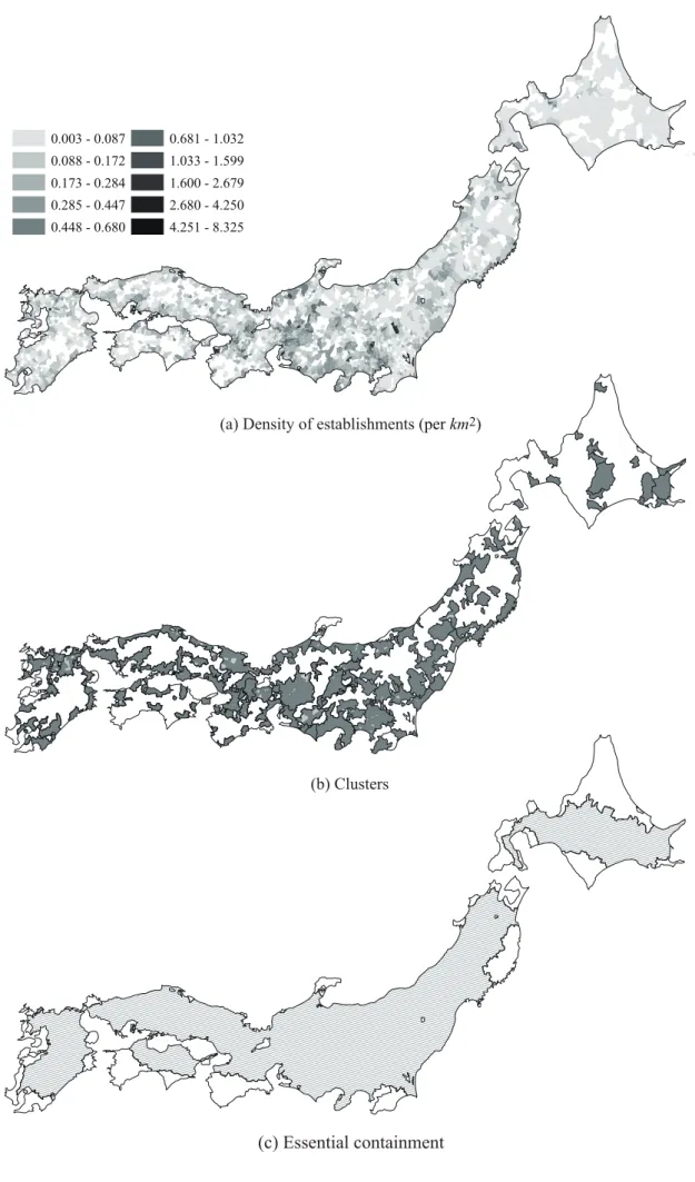 Figure 4.7. Globally dispersed and locally sparse pattern: sliding doors and screens (JSIC173)