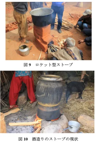 図 10  酒造りのストーブの現状 