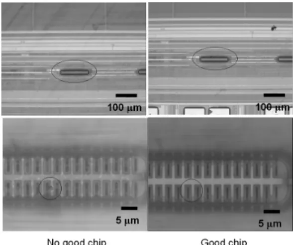 Fig. 9 Conventional L-SQUID images of 256MDRAMs in the first step: