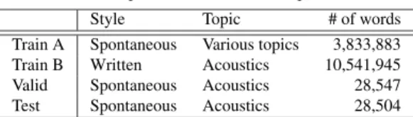 Table 4 Experimental data set in Experiment 2.