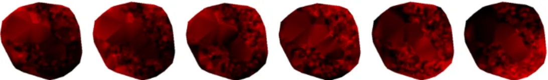 Fig. 12 Examples of SCAN plots showing the evolution of the activation pattern from /SIL/ to /AA/