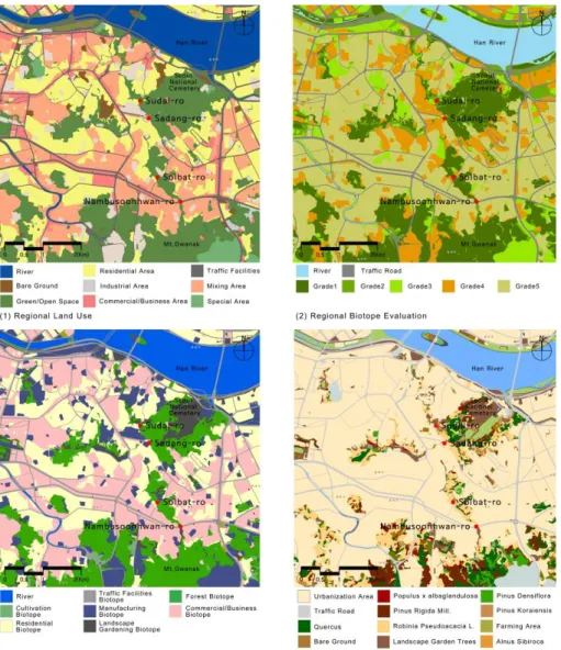 Figure 2. Regional analysis (National Geographic Information System) 