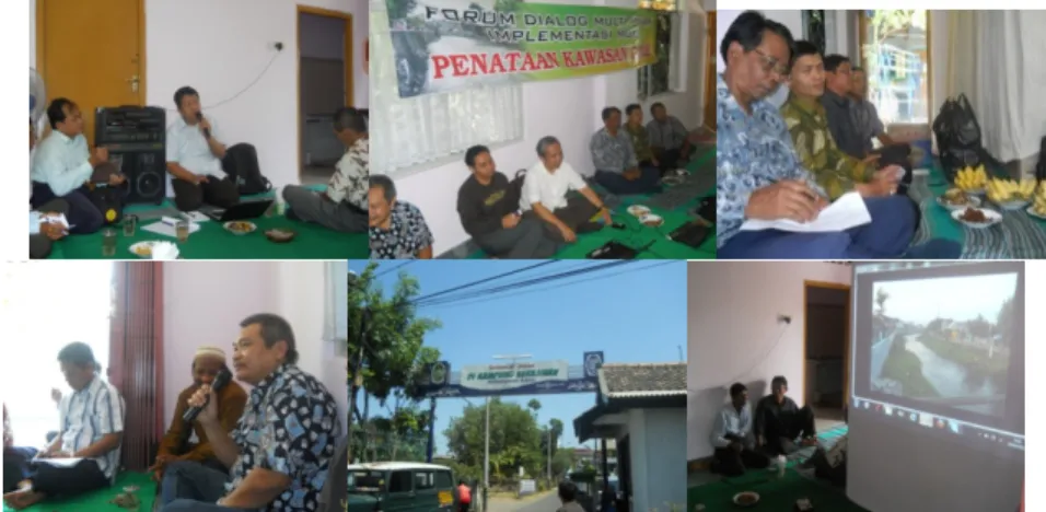 Figure 6. Discussion with the community at Keparakan  Source: Soemardiono, B, 2012 