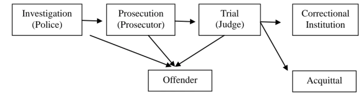 Figure 1: Scheme of the Criminal Justice System  