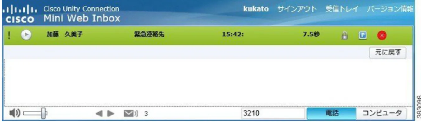 図 9：[削除] ウィンドウ（コンピュータの場合）
