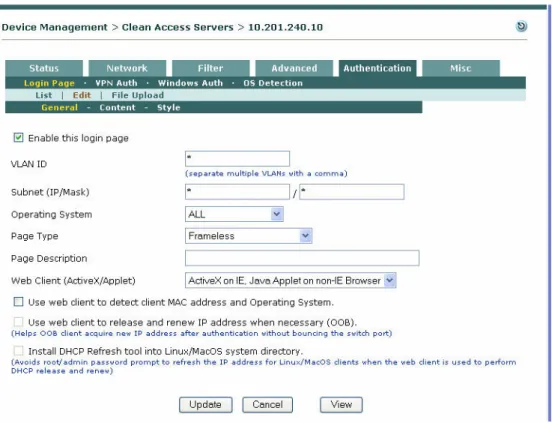図 10-3 L3 OOB  の  ActiveX  または  Java  アプレットのイネーブル化