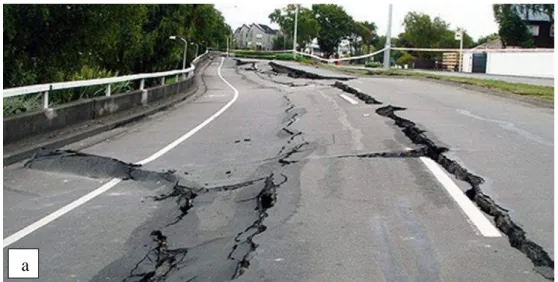 Figure 3.2 the lateral spreading due to liquefaction during the 2010-2011 Canterbury  earthquakes 