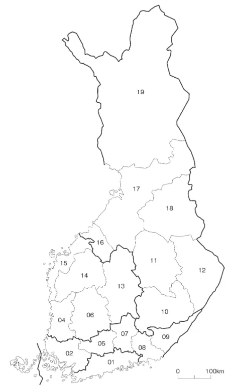 図表 1 フィンランドの Maakunta