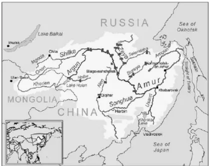 Fig2 取 Existing, under construction, and planned dams in the Amur River Basin 
