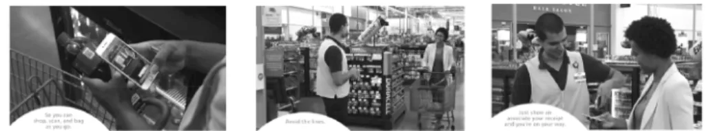 図 6 　Scan and Go（ウォルマート，Samʼs club）
