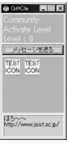 図  3.1 GiftCircle Client Interface