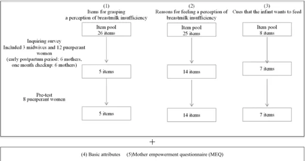 Figure 1. Procedure for survey questionnaire preparationPre-test