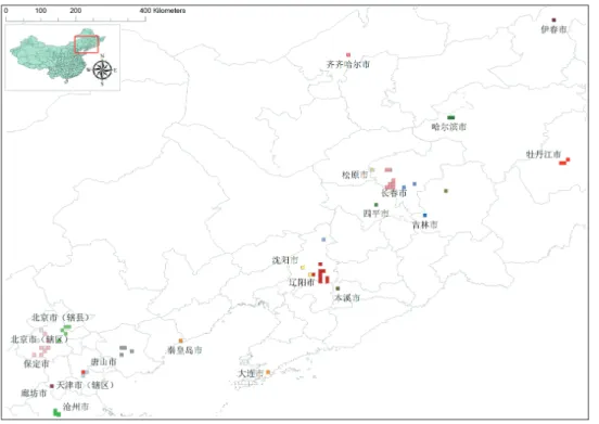 図 5 3713 鉄道車両部品製造の集積地（2)図 5 3713 鉄道車両部品製造の集積地（1)