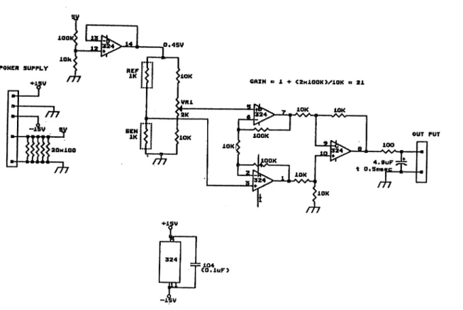 Fig. 3 Detection circuit for thermometric determination