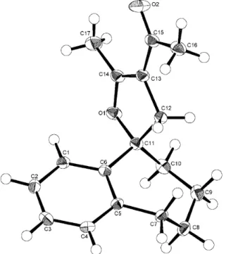 Figure 1-2. ORTEP Drawing of 2g (R 1  = Me, R 2  = Ac, n = 3) Figure 1-3. ORTEP Drawing of 2h (R 1  = Me, R 2  = Ac)