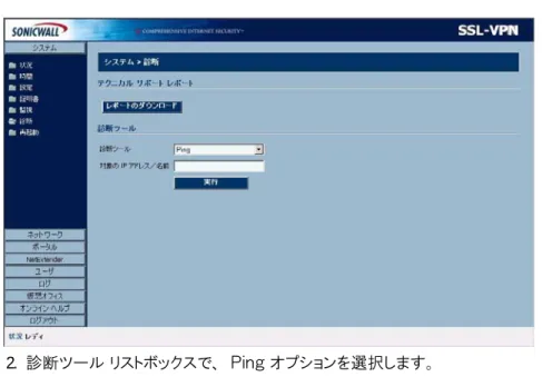 図 20 システム ＞ 診断ページ