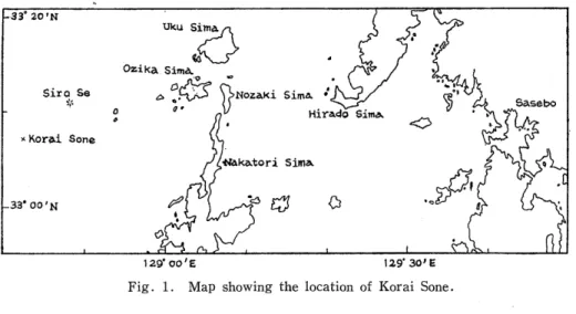 Fig.  1.  Map  showing  the  location  of  Korai  Sone.