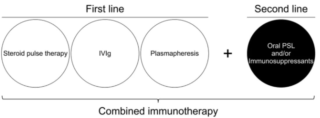 Fig. 4 Immunotherapy in the patients with AAG.