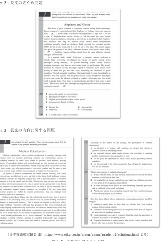 図 1-9　英検準 1 級テストの例