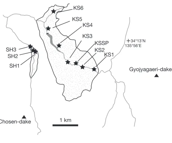 Figure 3　  Distribution  of  the  Kose-Shirakawahacho  pluton（modified  from  Shiida  et  al.,  1989）